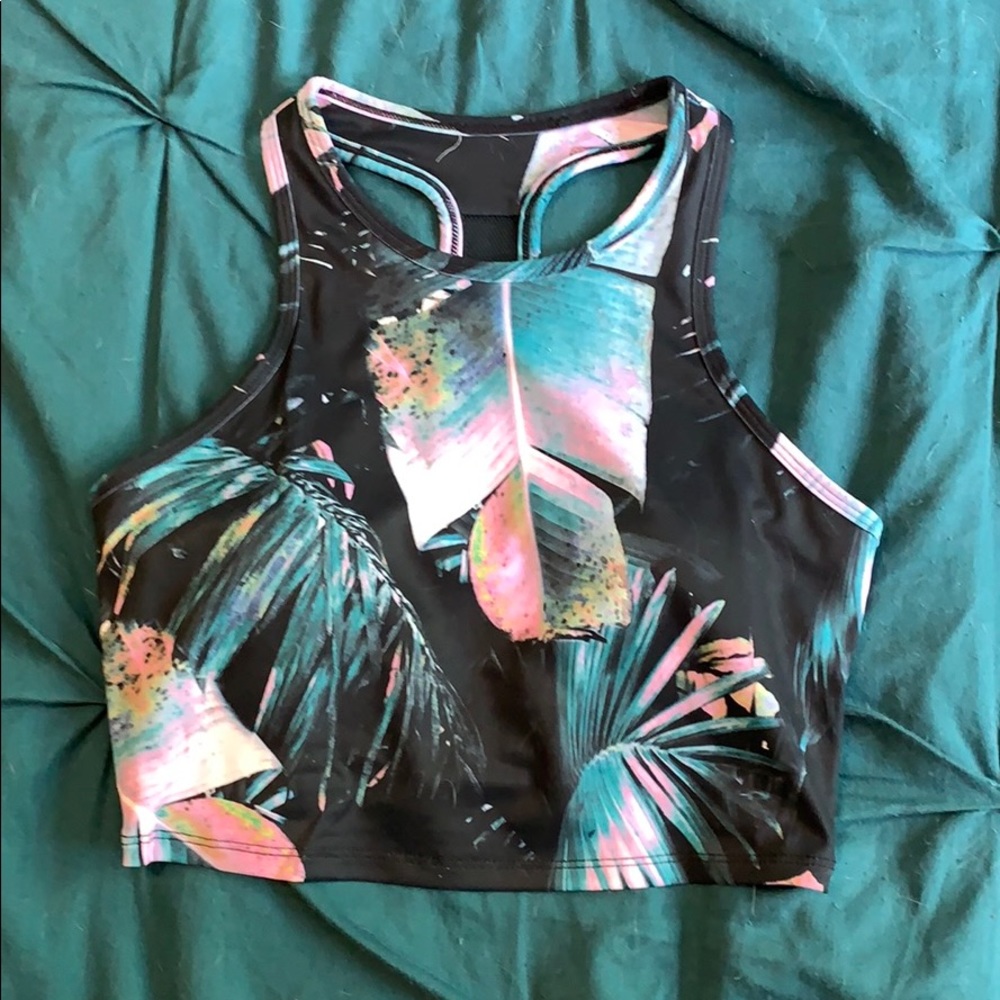 Tropical crop top